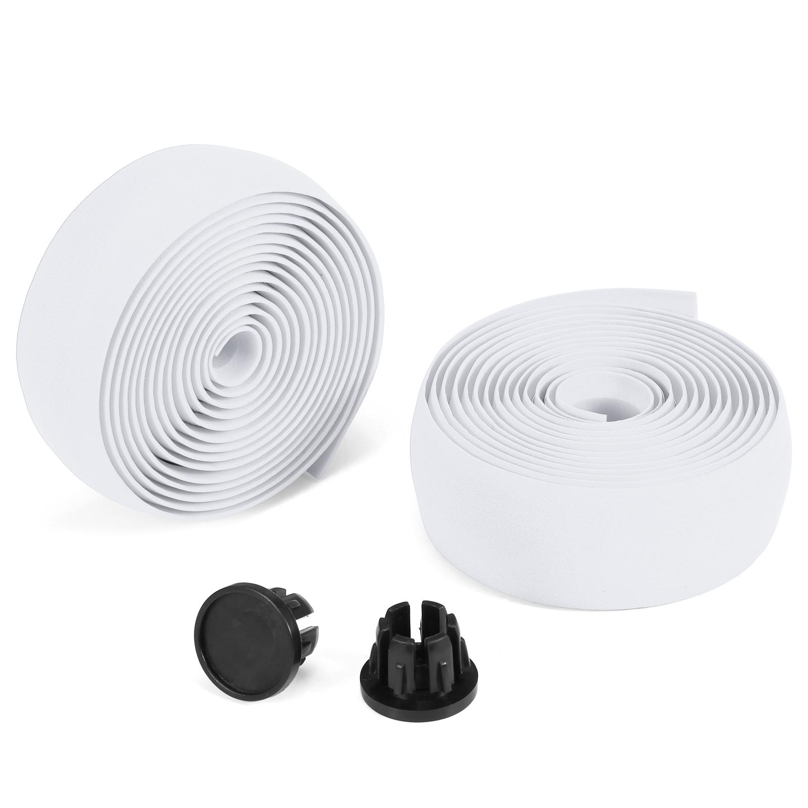 

2 шт. ленты на руль велосипеда, мягкая лента на руль шоссейного велосипеда, дышащая нескользящая лента для велосипедного руля 2pcs белый