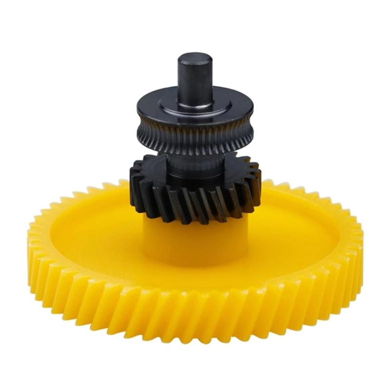 For 3D Printer P1S X1C Hardened Steel Helical Gear Extruder Gear Metal Helical Gear Assembly
