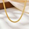 3/8mm Vintage Mesh Choker Necklace for Women,Stainless Steel Thick Chain Necklaces, Trendy Waterproof Jewelry Gift