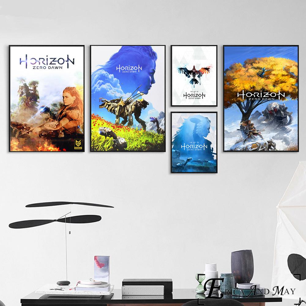 

Horizon Zero Dawn игра художественное произведение плакат украшение настенная картина украшение дома безрамное