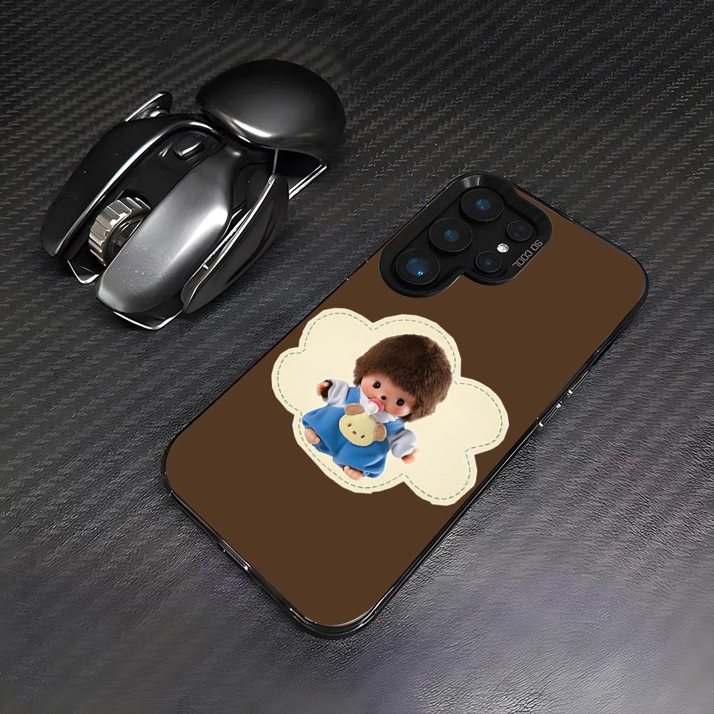 Cartoon M-Monchhichis Phone Case For Samsung S26 S25 Plus S20 S20 Plus S22 Ultra S23 FE S21 Plus S21 Ultra Colorful Cover