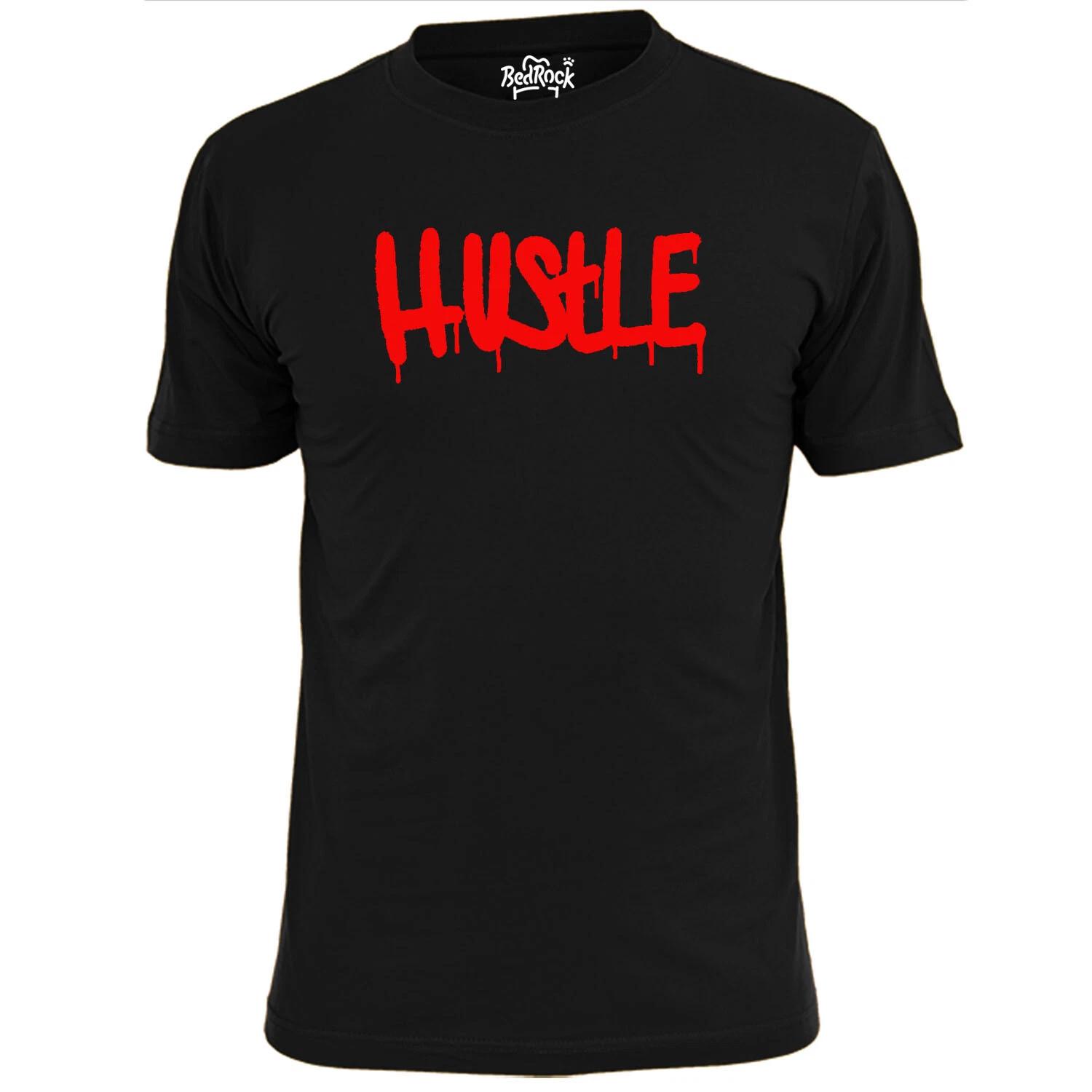 Mens Hustle Graffiti T shirt Urban Art Banksy XL