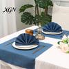 Soft Textured Napkins for Restaurants Imitation Linen Cloth Napkin, Washable Fabric 18 x Stain Resistant Parties Inch Square Napkin Weddings