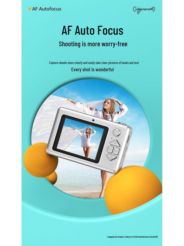 Retro High-Definition CCD-Kamera für Studenten und Reisen