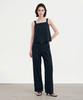 Lugkaeseuteu Mirelle Tuck Detail Sleeveless Top_Navy