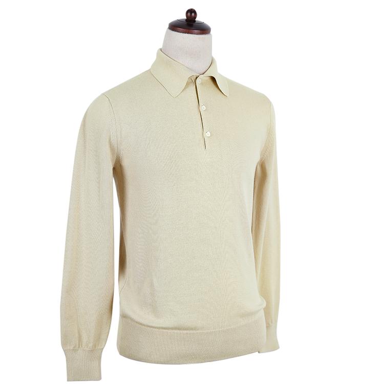 Solti 14Gg Polo Collar Knit (Beige)