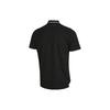 Adidas Polo Shirts Men's Black Polo Collar Moderate Straight Fit GK9027