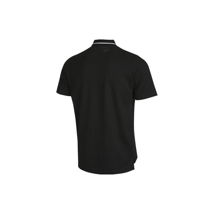 Adidas Polo Shirts Men's Black Polo Collar Moderate Straight Fit GK9027