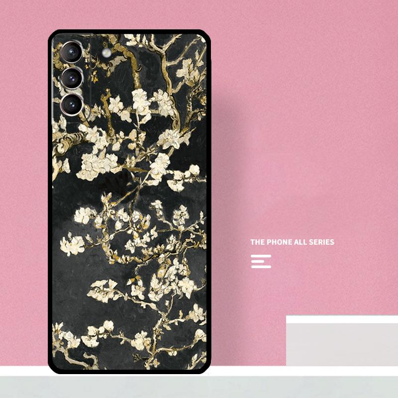 Blossoming Almond Tree Phone Case For Samsung Galaxy S25 S26 Ultra S20 S21 S22 S23 S24 S10 Plus S25 FE Cover Coque