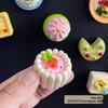 3D Chinese Style Food Magnet: Lobster & Noodles Hot Pot with Mantis Shrimp Sticker