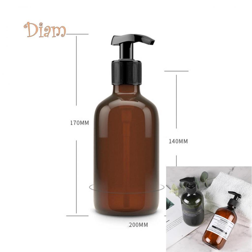 HOHO Refillable Bottle Press Pump Shampoo Soap Lotion Makeup Liquid Dispenser