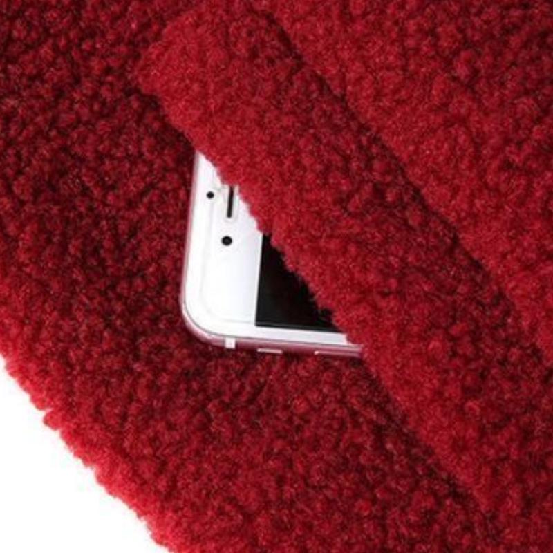 Winter Warm Women's Coat Casual Cotton-padded Coat with Thick Vertical Collar Zipper Women's Coat