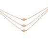 Ins Viral Multi-layer Metal Sequin Pendant Necklace, Trendy Clavicle Chain