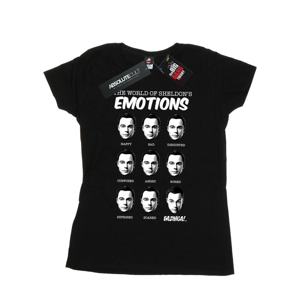 The Big Bang Theory Womens/Ladies Sheldon Emotions Cotton T-Shirt
