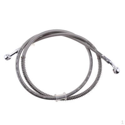 150cm frana universala pentru motocicleta impletita argintie