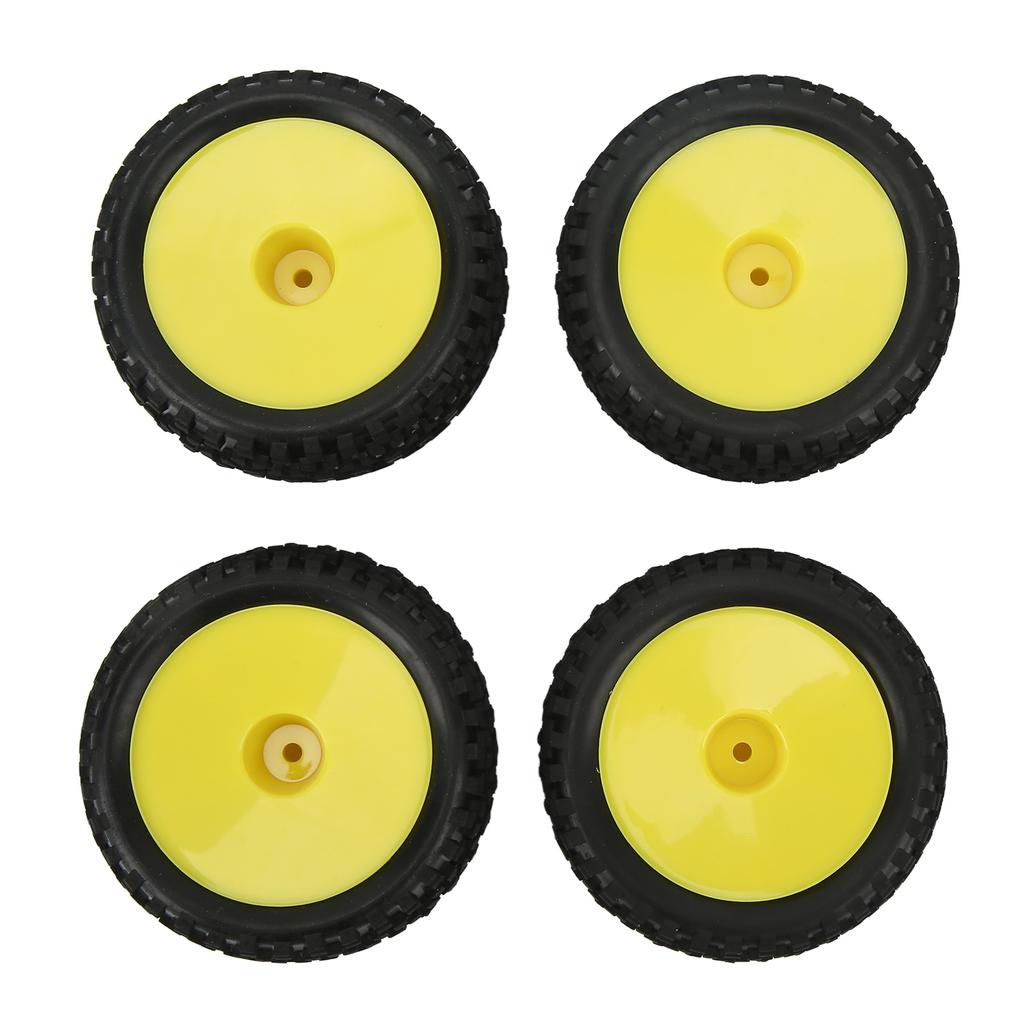 4pcs RC Rubber Tires High Abrasion Resistance Strong Grip Flexible RC Wheel Tires for 110 Off Road