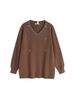 Elegant Plus Size Beaded Knit Sweater for Women - Winter Fashion for Curvy Figures