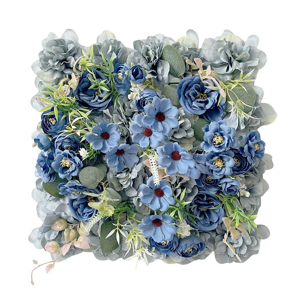 Background Wall Artificial Rose Flower Wall Multicolor Hydrangea Flower Panel Gift