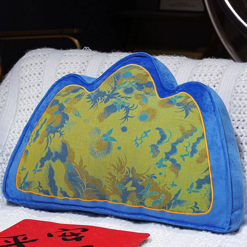 

Double-Layer Gauze Ruyi Mountain Backrest Pillow: Gourd Fulu Plush Toy & Creative Sofa Cushion - Perfect New Year Gift Double-layer gauze pillow (0.7 kg)
