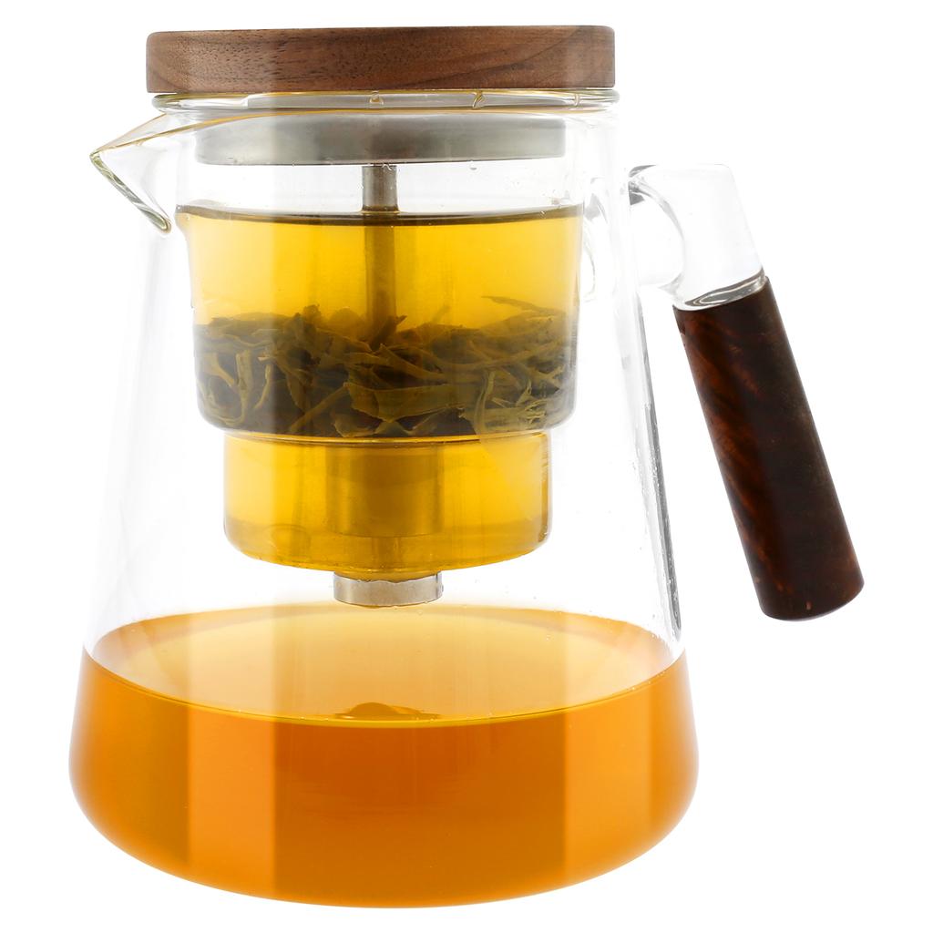 Large Capacity Teapot Water Separation Glass Tea Infuser Bottle Tea Infuser Mug Water Bottle Leakproof Travel Mug with Filter