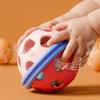 Soft Rubber Baby Hand Held Toy Shaking Sound Exercise Grasping Hearing Newborn Early Education Puzzle Bell