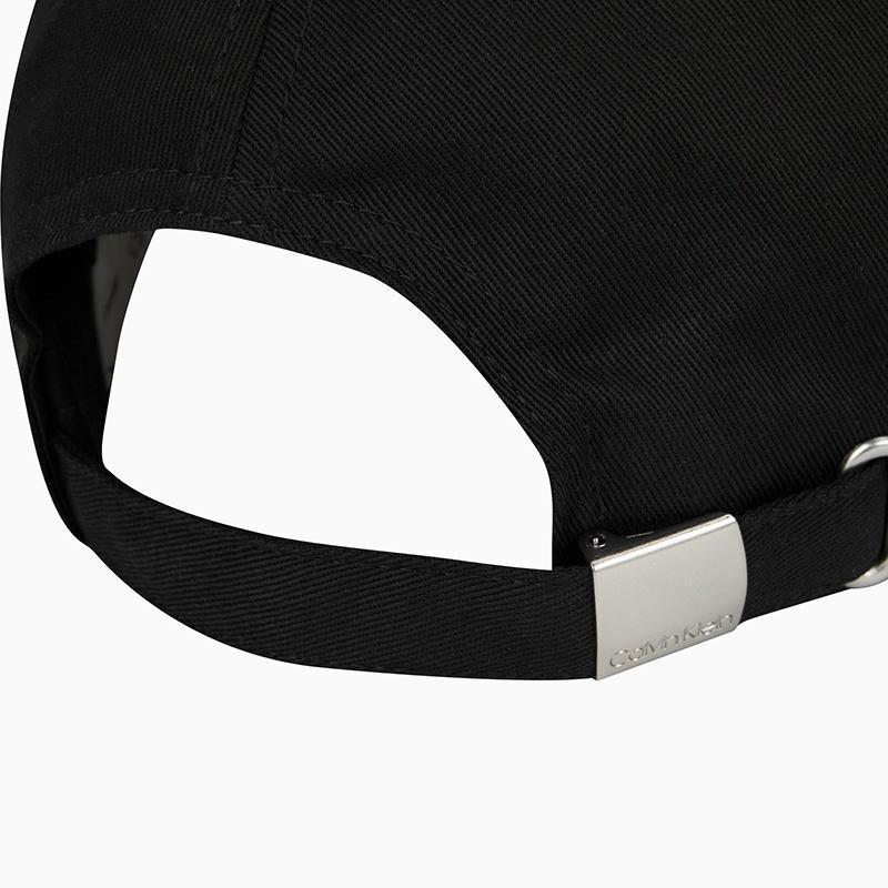 Calvin Klein Letter printed curved brim, cotton peaked cap, same style for men and women, couple style, space black 4G5032G-UB1