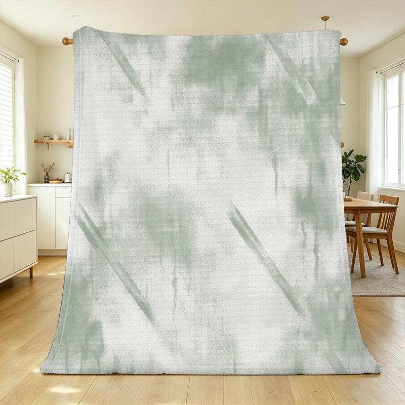 Soft Flannel Throw Blanket, Breathable Solid Color Plush Blanket – Lightweight Cozy for Home, Sofa, Office, All Seasons, Ideal for Napping & Relaxing