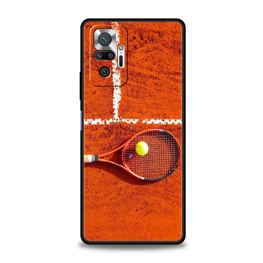 Tennis Ball Phone Case For Xiaomi Redmi Note 12 5G 10C 10 11 9 8 Pro Plus 9S 7 8T 9T 9A 8A 9C K50 K40 Gaming Silicone Cover