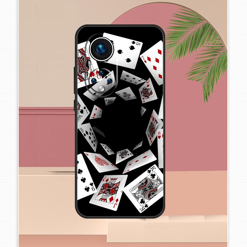 Las Vegas Casino Poker Case For Honor Magic 5 6 7 8 Pro Honor 400 Lite 200 X9c X9b X9a X8b X8a X8c 50 70 90 Cover