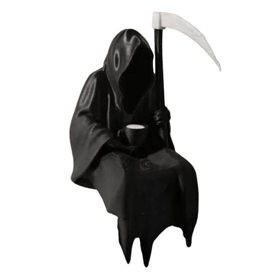 Gothic Desktop Sculpture Handmade Art Ornaments Mysterious Fantasy Figure Halloween Theme Garden Shelf Decoration