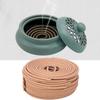 Sandalwood Incense Coil Natural Medicine Herbs Scent Aroma for Yoga Home Decor (Sandalwood)