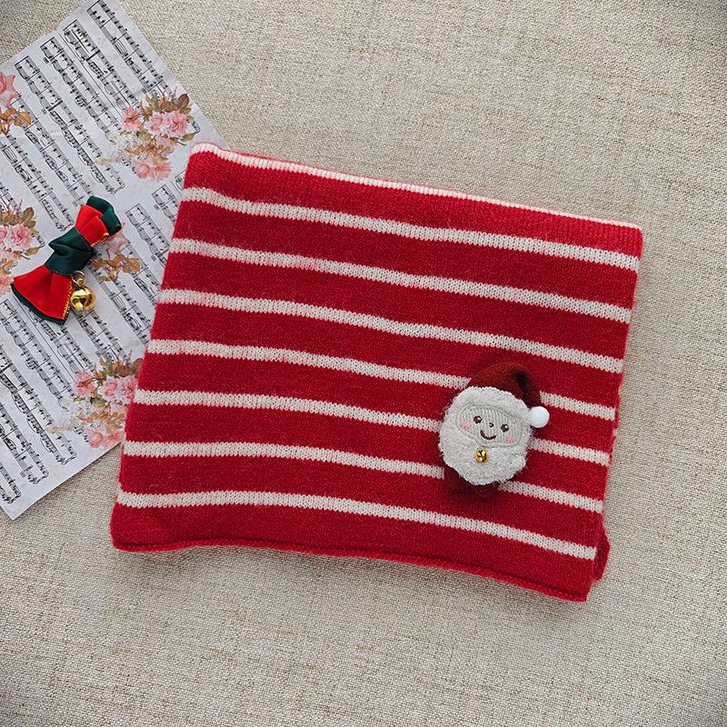 Children's 2025 Winter Red Scarf: Warm, Windproof Neck Gaiter for Girls - Cute and Protective
