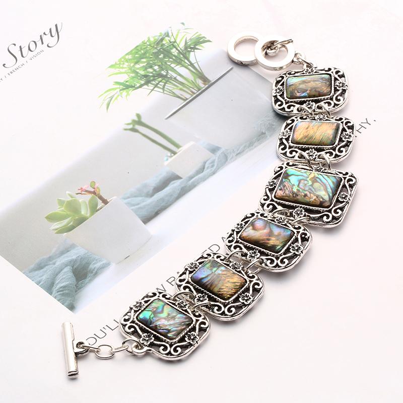 Modische ethnische Bohemian Armbänder für Damen, natürliche Muscheln, Vintage Strand Boho, verstellbares Armband Schmuck Geschenk