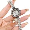 Fashion Shining Diamond Quartz Watch Pearl Elegance Ladies Bracelet Daily Watch