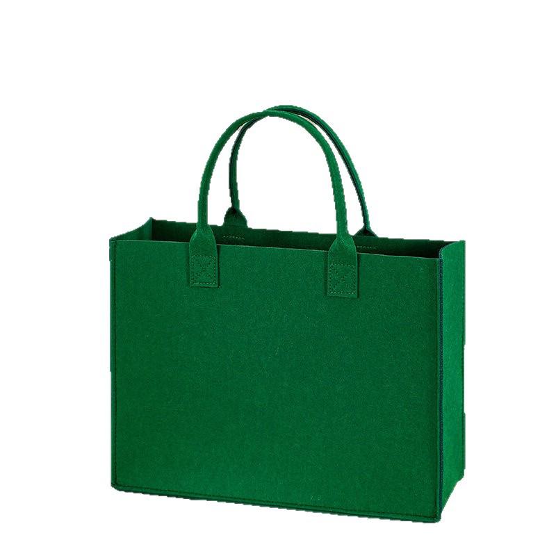 Customizable Large Capacity Felt Tote Bag for Weddings, Banquets, & Parties