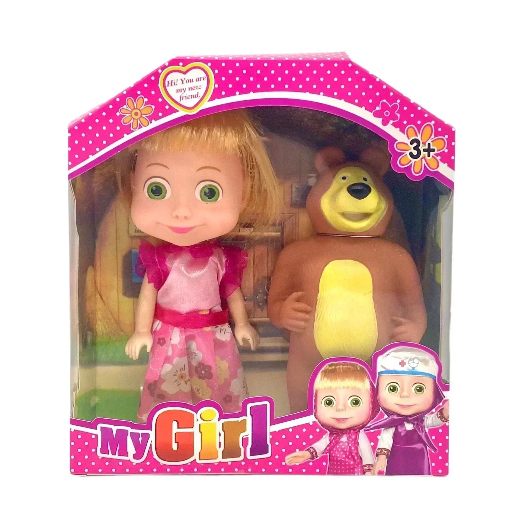 Hot Sale Cartoon Mashas The Bears anime figure