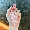 Acrylic Grape Bunch Keychain: Cute Couple Bag Charm & Creative Car Keyring for Women