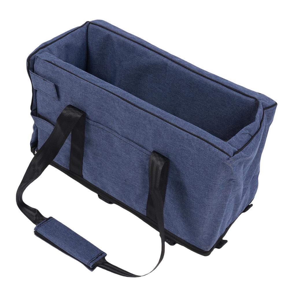 Scaun Auto pentru Animale de Companie Pătuț de Călătorie Detașabil Lavabil Consola Centrală Auto Scaun pentru Câini pentru Câine Mic Pisică Utilizare Multifuncțională