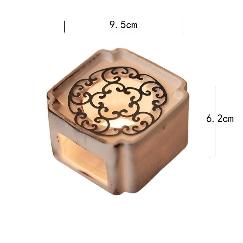 

Shino Yaki Ceramic Tea Warmer Holder Alcohol Burner Stove Kettle Stand Baked Milk Jar Carbon Furnace Tea Ceremony Accessories