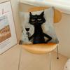 Black Cat Art cushion cover Pillow Cover Decoration Room Home Sofa living Office Car Nordic Simplicity