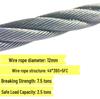 Crane Special Anti-Rotation Steel Wire Rope: 4-Strand, Suitable for 8 to 25 Ton Cranes, Compatible with XCMG, SANY, and Zoomlion