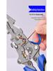 Foldable Multi-Function Electrician Wire Strippers: Stripping, Splitting, Cutting, Looping, Skinning, Crimping.