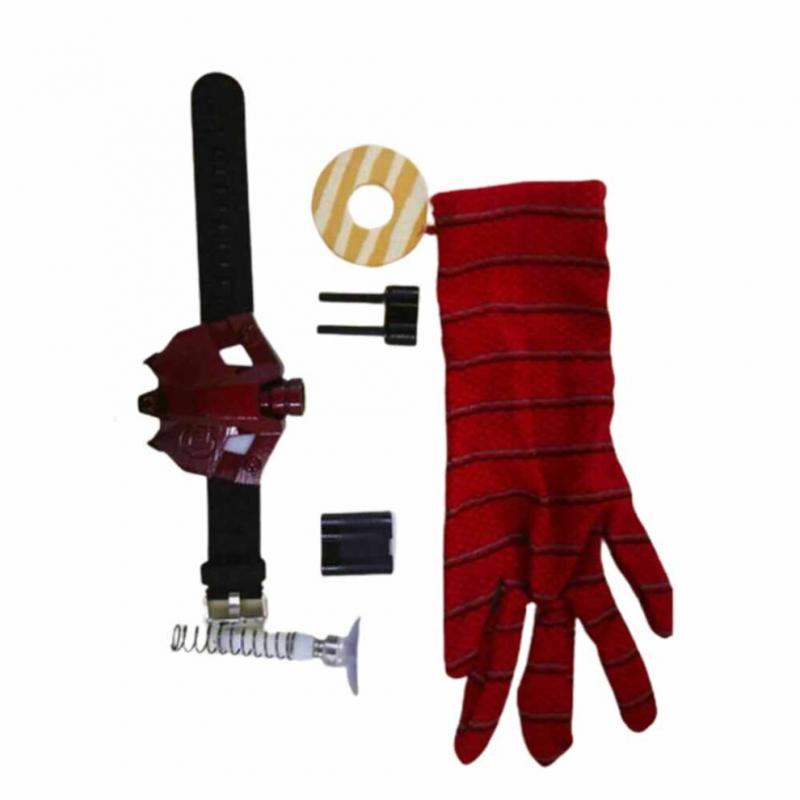 Pânză de păianjen LED magnetică uimitoare, lucrată manual, îmbunătățită Spider-man, Recuzită Cosplay, Jucării