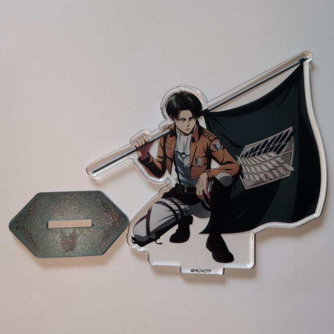 Used Levi Flag Acrylic Stand Attack on Titan