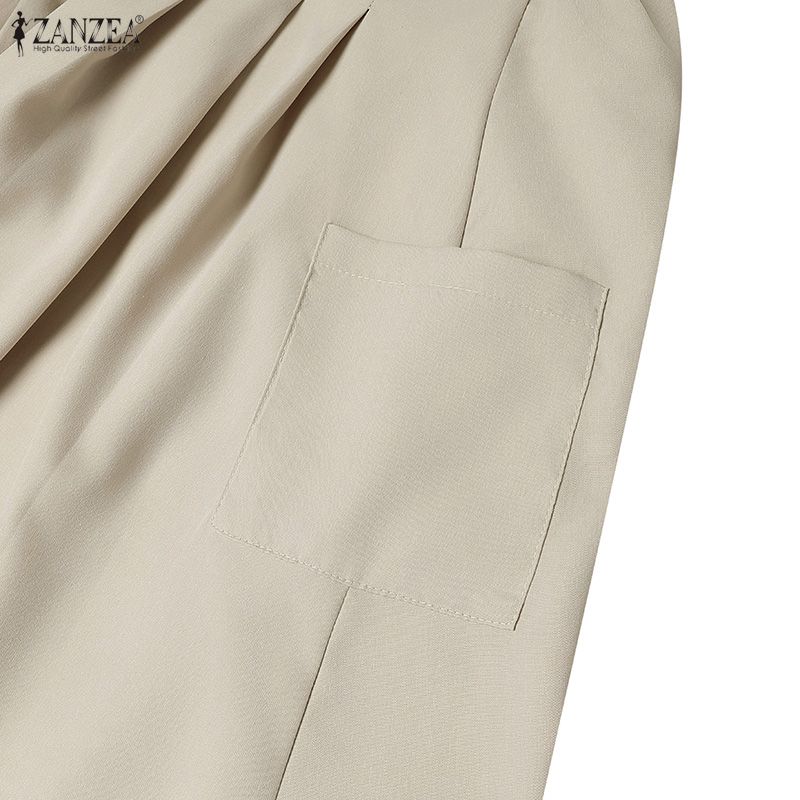 ZANZEA Dámské ležérní letní sukně s elastickým pasem