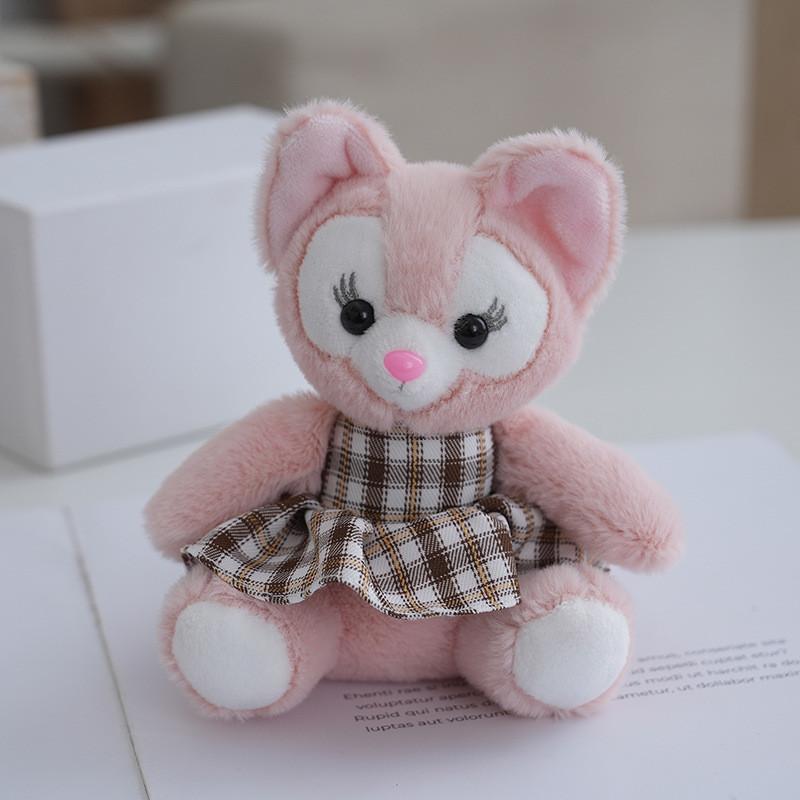 Fox Cute Linabell Plush Keychain With Pp Cotton Material For Bag Accessories