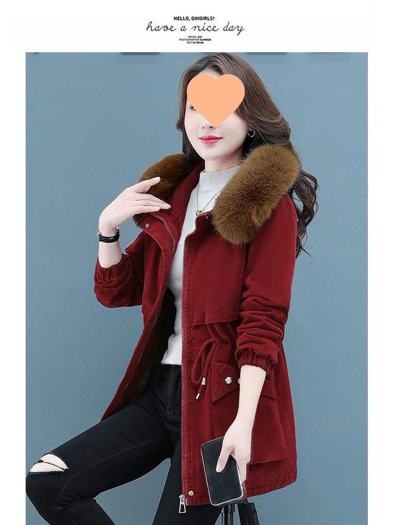 Women's Winter Velvet-Thickened Cotton Coat: 2026 Fashion, Cold-Resistant, Warm Mother's Jacket