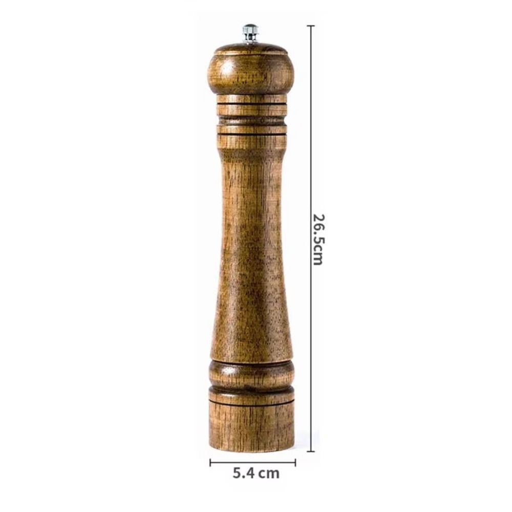Pepper Bottle Cooking Salt Pepper Grinder Wooden Hand Pepper Grinder  Sea Salt