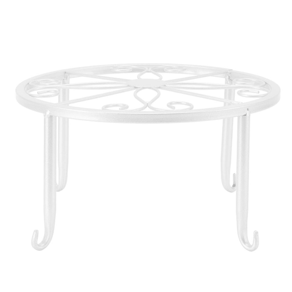 Single Layer Iron Plant Stand Floor Standing Simple Low Plant Pot Stand Balcony Living Room Flower Pot Shelf