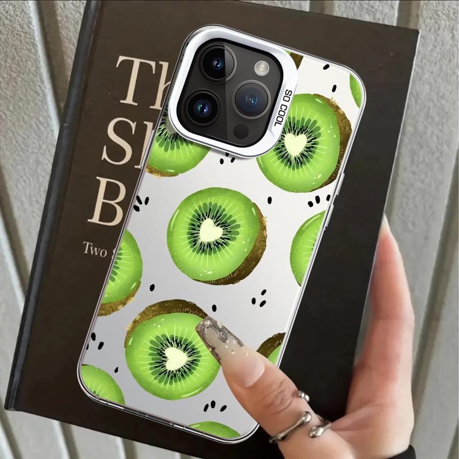 

Case for iPhone 17 Pro Max 15 Plus Air 13 Pro 14 12 16 11 XR XS Back Phone Cover Fruit Flowers iPhone 12